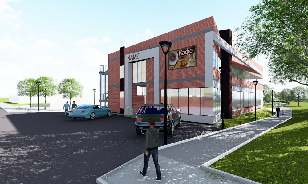 общественного административного здания и кафе в Артёме - Регион Проект